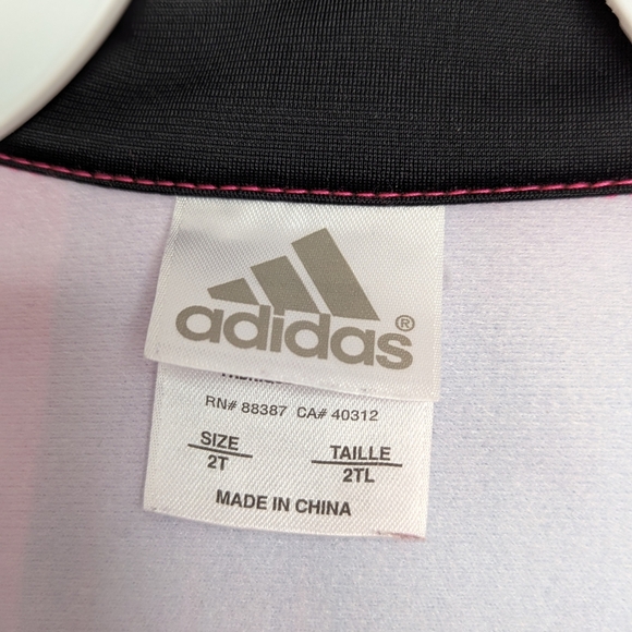 Adidas Girls (Size 2T) Track Zip-Up Jacket & Skort (Skirt/Shorts) - Picture 6 of 12